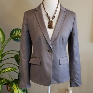 Ann Taylor petite gray Blazer size 6p
